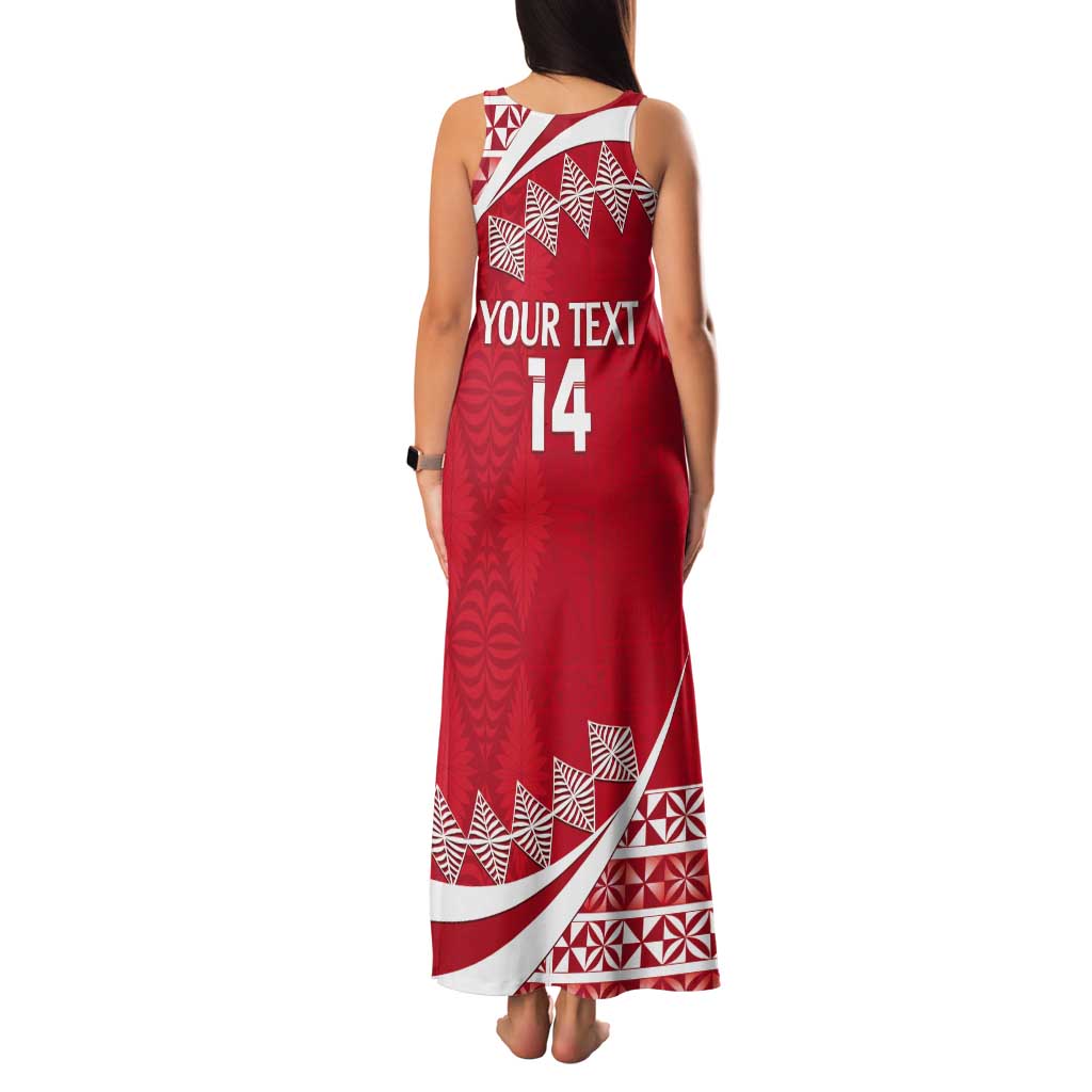 Custom Mate Maa Tonga Tank Maxi Dress 2024 Go Champions LT14 - Polynesian Pride