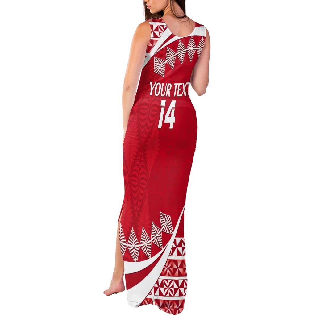 Custom Mate Maa Tonga Tank Maxi Dress 2024 Go Champions LT14 - Polynesian Pride