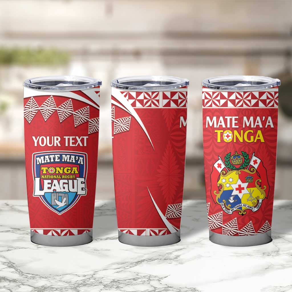 Custom Mate Maa Tonga Tumbler Cup 2024 Go Champions LT14 - Polynesian Pride