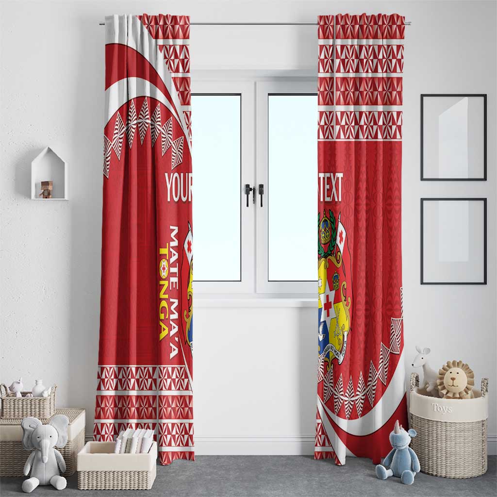 Custom Mate Maa Tonga Window Curtain 2024 Go Champions LT14 - Polynesian Pride