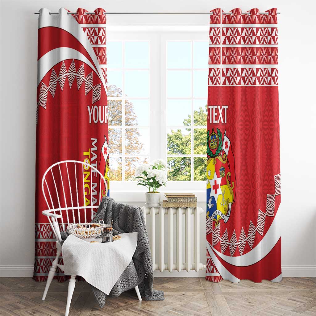 Custom Mate Maa Tonga Window Curtain 2024 Go Champions LT14 - Polynesian Pride