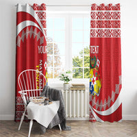 Custom Mate Maa Tonga Window Curtain 2024 Go Champions LT14 - Polynesian Pride