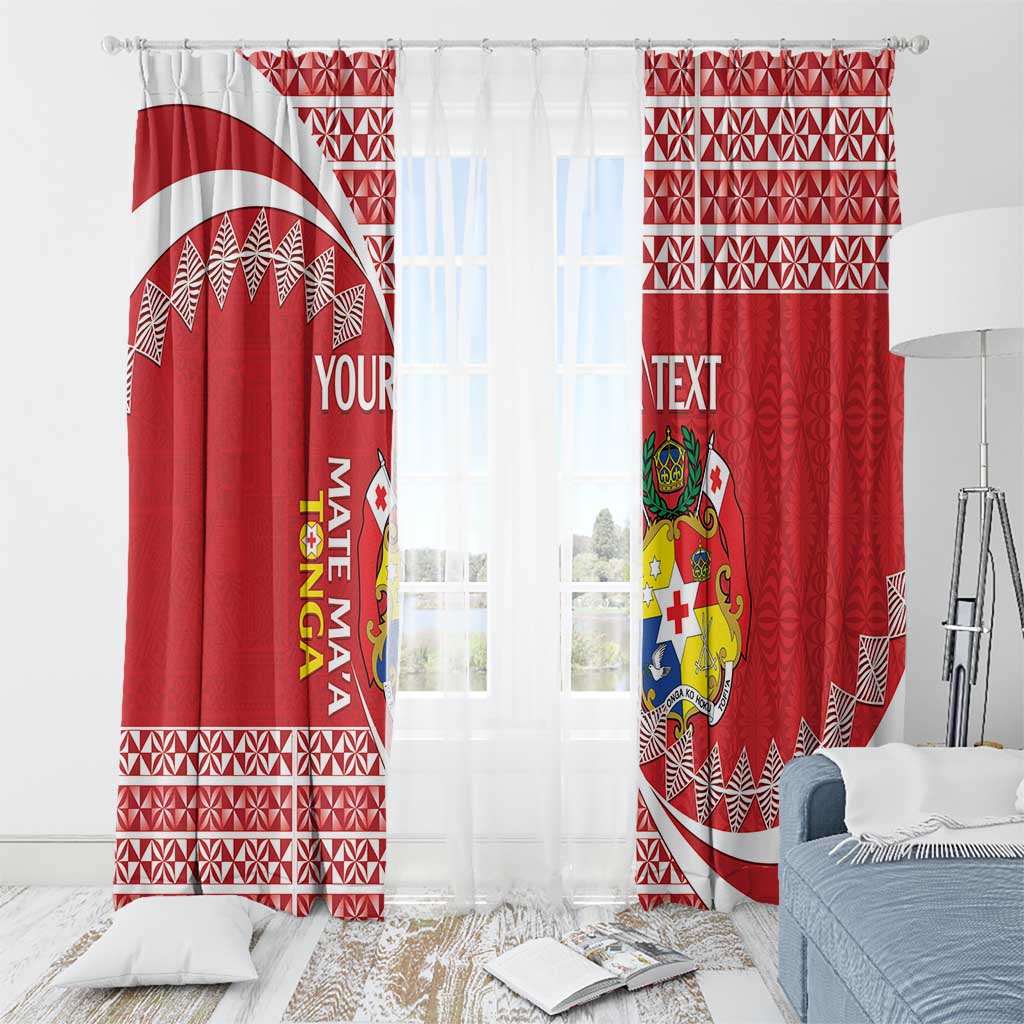 Custom Mate Maa Tonga Window Curtain 2024 Go Champions LT14 - Polynesian Pride