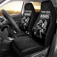Aotearoa Rugby Custom Car Seat Cover Maori Kiwi - Mascot Style