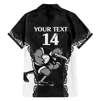 Aotearoa Rugby Custom Hawaiian Shirt Maori Kiwi - Mascot Style LT14 - Polynesian Pride