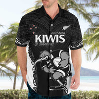 Aotearoa Rugby Custom Hawaiian Shirt Maori Kiwi - Mascot Style LT14 - Polynesian Pride
