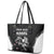 Aotearoa Rugby Custom Leather Tote Bag Maori Kiwi - Mascot Style