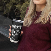 Custom Aotearoa Rugby Tumbler Cup Maori Kiwi - Mascot Style LT14 - Polynesian Pride
