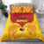 Papua New Guinea Rugby Custom Bedding Set Go Kumuls PNG - Polynesian Pattern