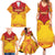 Papua New Guinea Rugby Custom Family Matching Summer Maxi Dress and Hawaiian Shirt Go Kumuls PNG - Polynesian Pattern