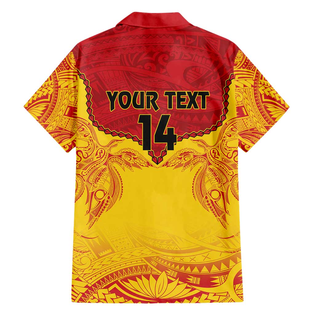 Papua New Guinea Rugby Custom Hawaiian Shirt Go Kumuls PNG - Polynesian Pattern LT14 - Polynesian Pride