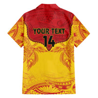 Papua New Guinea Rugby Custom Hawaiian Shirt Go Kumuls PNG - Polynesian Pattern LT14 - Polynesian Pride