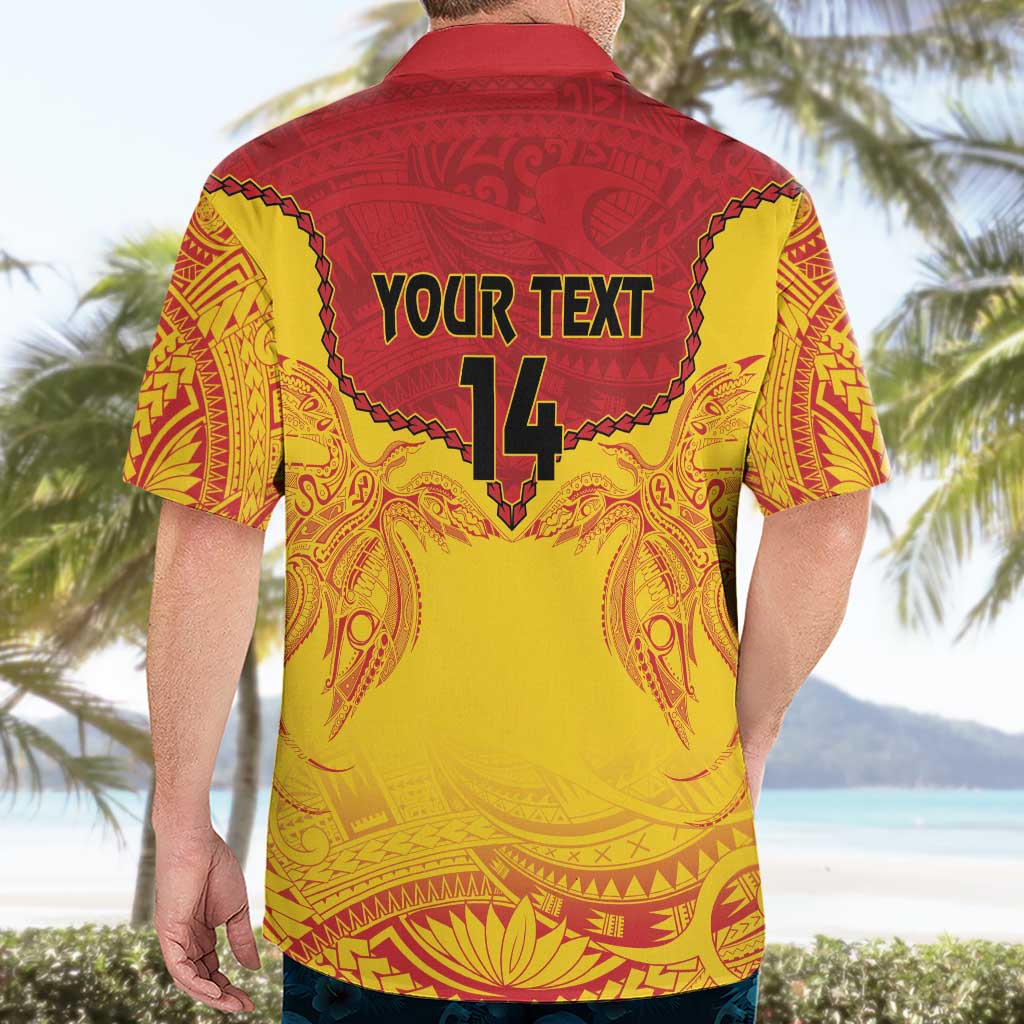 Papua New Guinea Rugby Custom Hawaiian Shirt Go Kumuls PNG - Polynesian Pattern LT14 - Polynesian Pride
