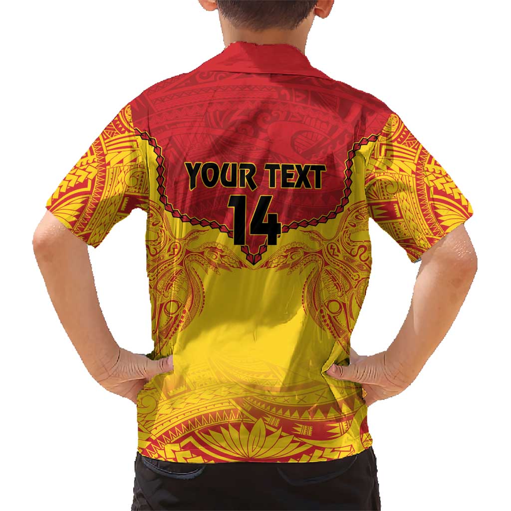 Papua New Guinea Rugby Custom Hawaiian Shirt Go Kumuls PNG - Polynesian Pattern LT14 - Polynesian Pride