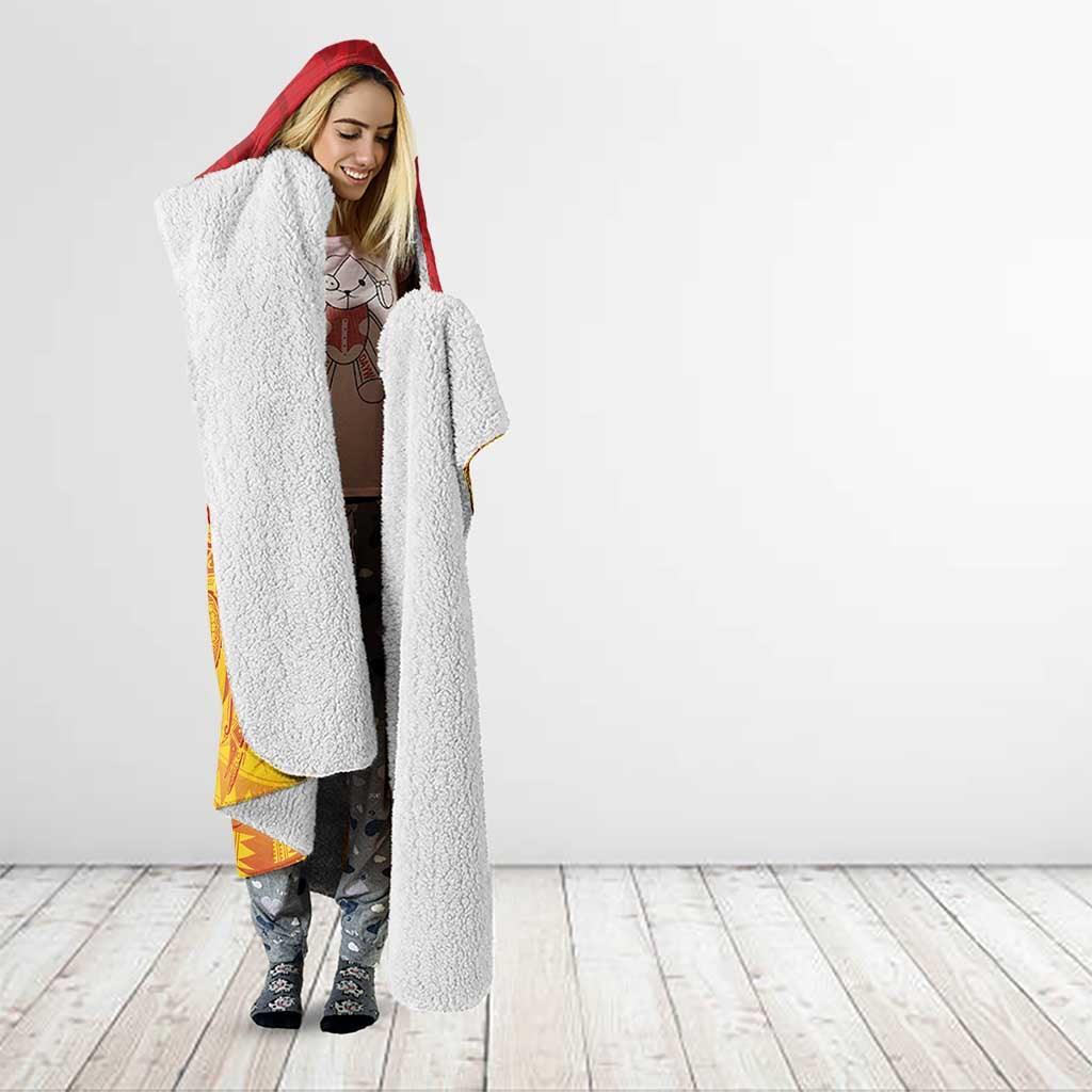 Papua New Guinea Rugby Custom Hooded Blanket Go Kumuls PNG - Polynesian Pattern LT14 - Polynesian Pride