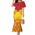 Papua New Guinea Rugby Custom Mermaid Dress Go Kumuls PNG - Polynesian Pattern