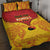 Papua New Guinea Rugby Custom Quilt Bed Set Go Kumuls PNG - Polynesian Pattern