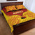 Papua New Guinea Rugby Custom Quilt Bed Set Go Kumuls PNG - Polynesian Pattern