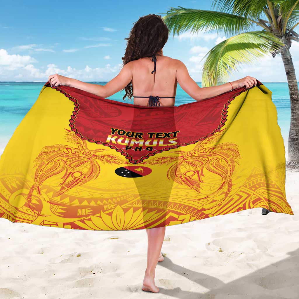 Papua New Guinea Rugby Custom Sarong Go Kumuls PNG - Polynesian Pattern