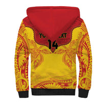Papua New Guinea Rugby Custom Sherpa Hoodie Go Kumuls PNG - Polynesian Pattern LT14 - Polynesian Pride