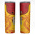 Custom Papua New Guinea Rugby Skinny Tumbler Go Kumuls PNG - Polynesian Pattern