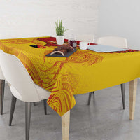 Papua New Guinea Rugby Custom Tablecloth Go Kumuls PNG - Polynesian Pattern LT14 - Polynesian Pride