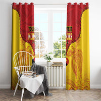 Papua New Guinea Rugby Custom Window Curtain Go Kumuls PNG - Polynesian Pattern LT14 - Polynesian Pride