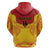 Papua New Guinea Rugby Custom Zip Hoodie Go Kumuls PNG - Polynesian Pattern