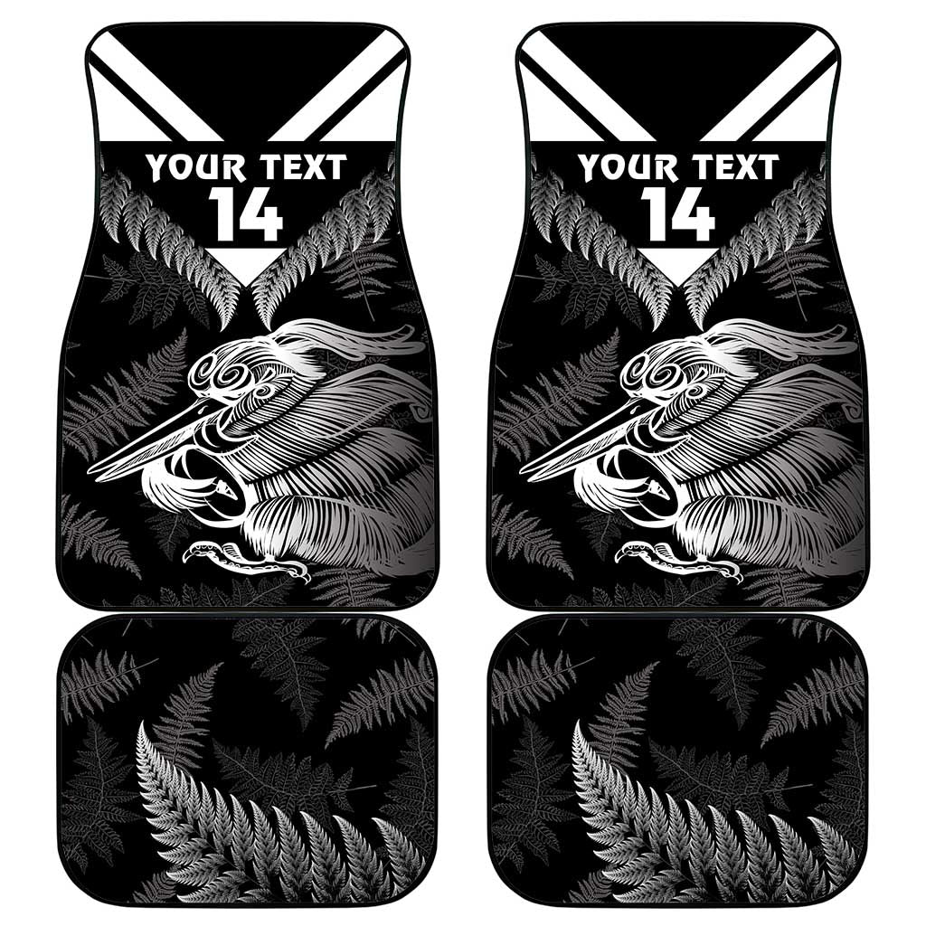 Aotearoa Silver Fern Rugby Custom Car Mats 2024 Go Kiwi LT14 - Polynesian Pride