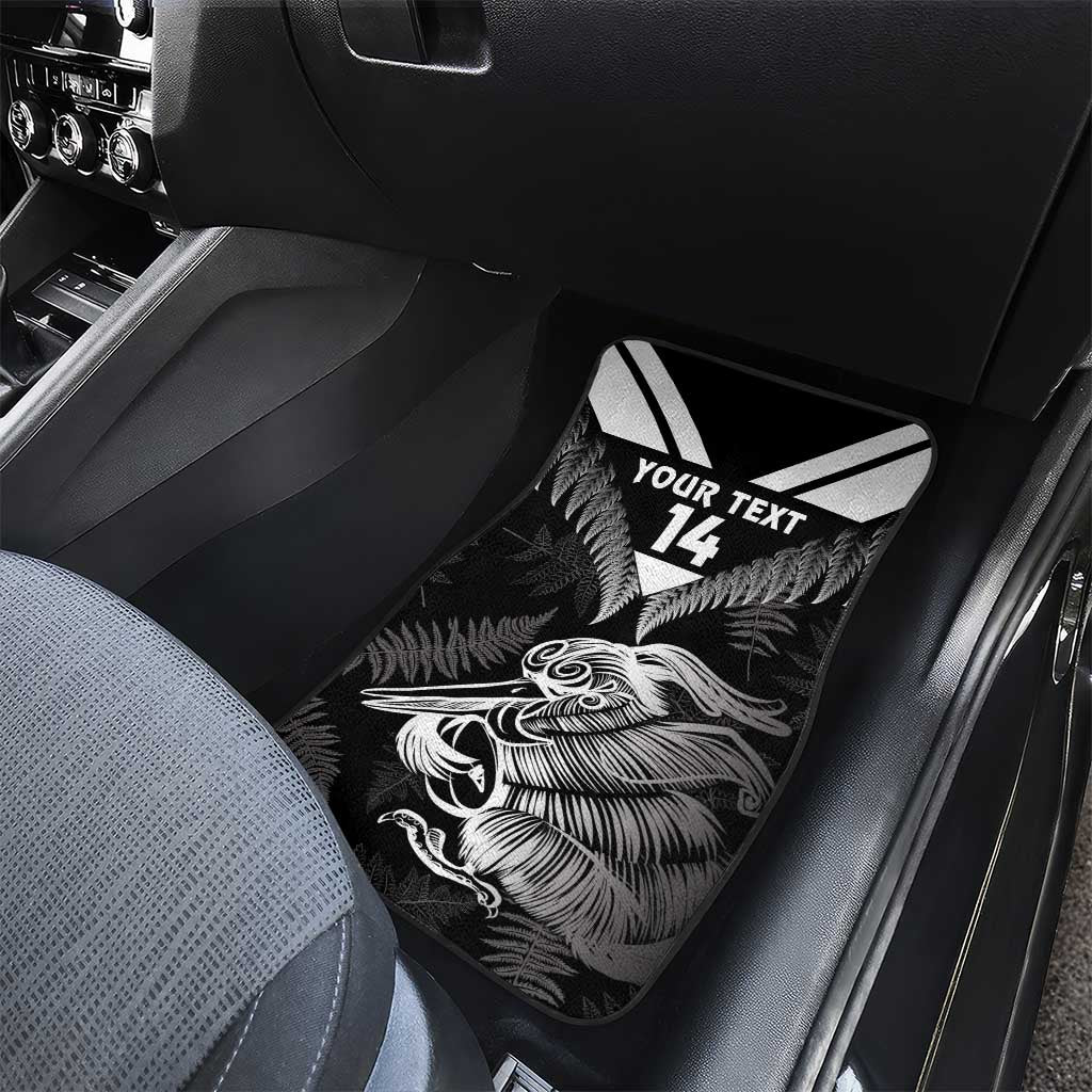 Aotearoa Silver Fern Rugby Custom Car Mats 2024 Go Kiwi LT14 - Polynesian Pride
