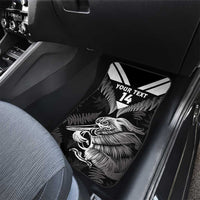 Aotearoa Silver Fern Rugby Custom Car Mats 2024 Go Kiwi LT14 - Polynesian Pride