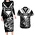 Aotearoa Silver Fern Rugby Custom Couples Matching Long Sleeve Bodycon Dress and Hawaiian Shirt 2024 Go Kiwi