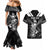 Aotearoa Silver Fern Rugby Custom Couples Matching Mermaid Dress and Hawaiian Shirt 2024 Go Kiwi