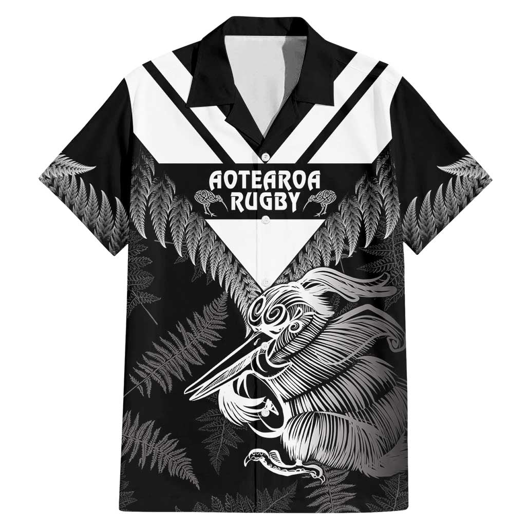Aotearoa Silver Fern Rugby Custom Family Matching Mermaid Dress and Hawaiian Shirt 2024 Go Kiwi