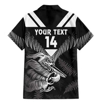 Aotearoa Silver Fern Rugby Custom Family Matching Mermaid Dress and Hawaiian Shirt 2024 Go Kiwi
