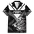 Aotearoa Silver Fern Rugby Custom Family Matching Short Sleeve Bodycon Dress and Hawaiian Shirt 2024 Go Kiwi