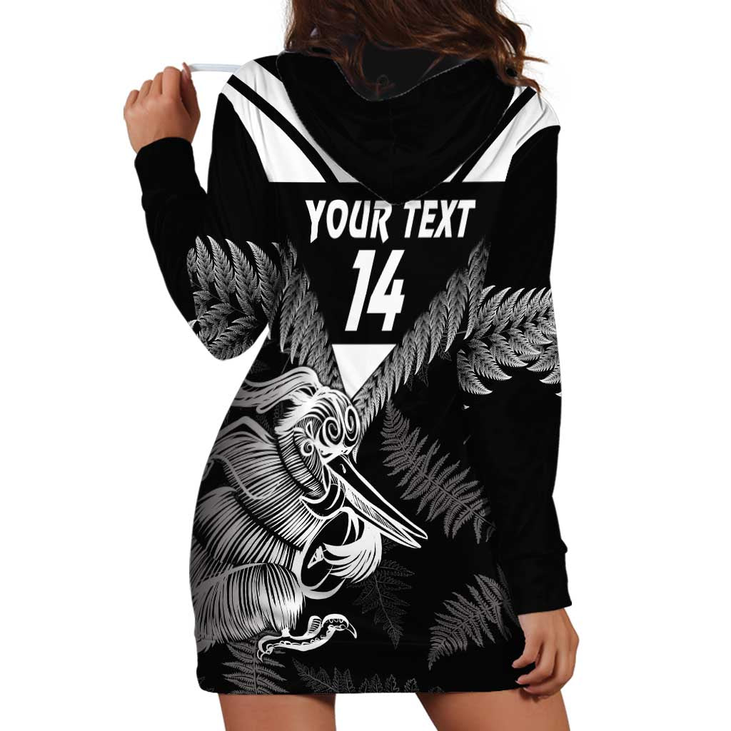 Aotearoa Silver Fern Rugby Custom Hoodie Dress 2024 Go Kiwi LT14 - Polynesian Pride