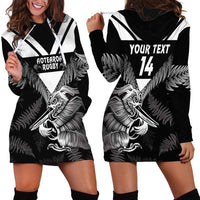 Aotearoa Silver Fern Rugby Custom Hoodie Dress 2024 Go Kiwi LT14 - Polynesian Pride