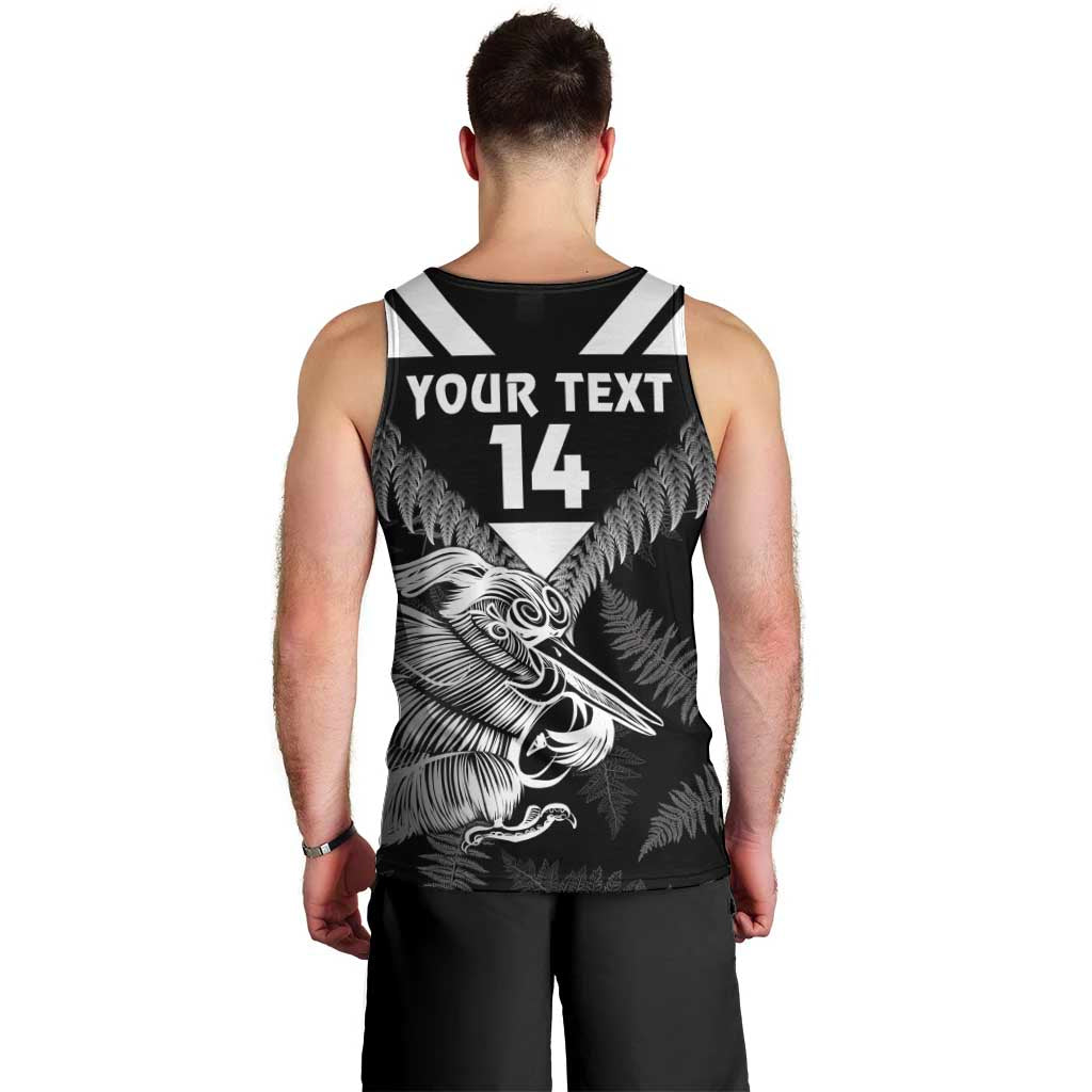 Aotearoa Silver Fern Rugby Custom Men Tank Top 2024 Go Kiwi LT14 - Polynesian Pride
