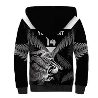 Aotearoa Silver Fern Rugby Custom Sherpa Hoodie 2024 Go Kiwi LT14 - Polynesian Pride
