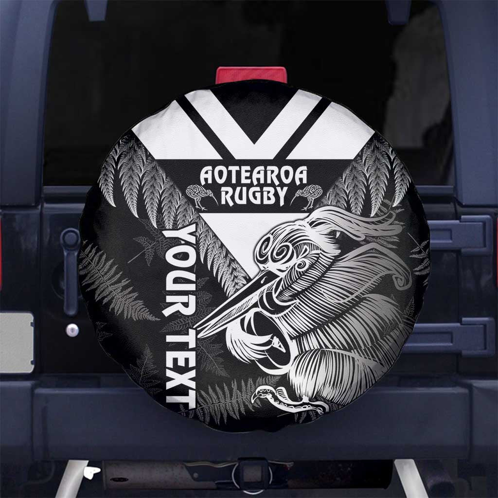 Aotearoa Silver Fern Rugby Custom Spare Tire Cover 2024 Go Kiwi LT14 - Polynesian Pride