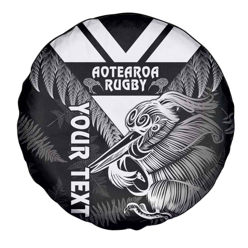 Aotearoa Silver Fern Rugby Custom Spare Tire Cover 2024 Go Kiwi LT14 - Polynesian Pride