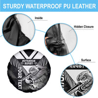 Aotearoa Silver Fern Rugby Custom Spare Tire Cover 2024 Go Kiwi LT14 - Polynesian Pride