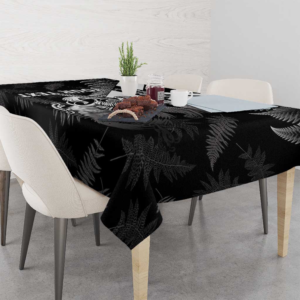 Aotearoa Silver Fern Rugby Custom Tablecloth 2024 Go Kiwi LT14 - Polynesian Pride