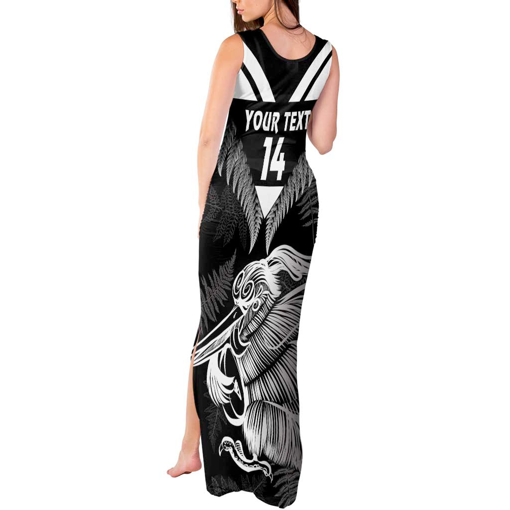 Aotearoa Silver Fern Rugby Custom Tank Maxi Dress 2024 Go Kiwi LT14 - Polynesian Pride