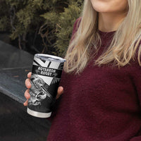 Custom Aotearoa Silver Fern Rugby Tumbler Cup 2024 Go Kiwi LT14 - Polynesian Pride