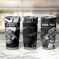 Custom Aotearoa Silver Fern Rugby Tumbler Cup 2024 Go Kiwi LT14 - Polynesian Pride