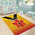 Orchids PNG Rugby Custom Area Rug Go Champions Papua New Guinea