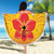 Orchids PNG Rugby Custom Beach Blanket Go Champions Papua New Guinea