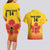 Orchids PNG Rugby Custom Couples Matching Long Sleeve Bodycon Dress and Hawaiian Shirt Go Champions Papua New Guinea